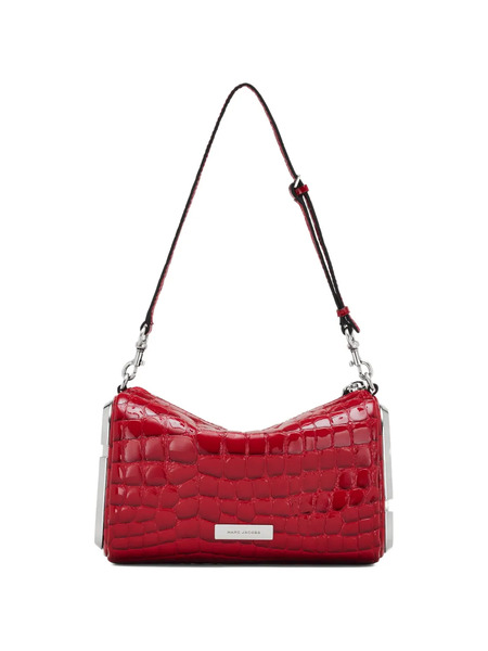  Marc Jacobs The Glossy Croc Snapshot Shoulder Bag - Red 