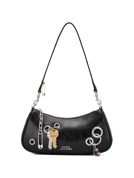  Marc Jacobs The Grommet Charm Shoulder Bag - Black 