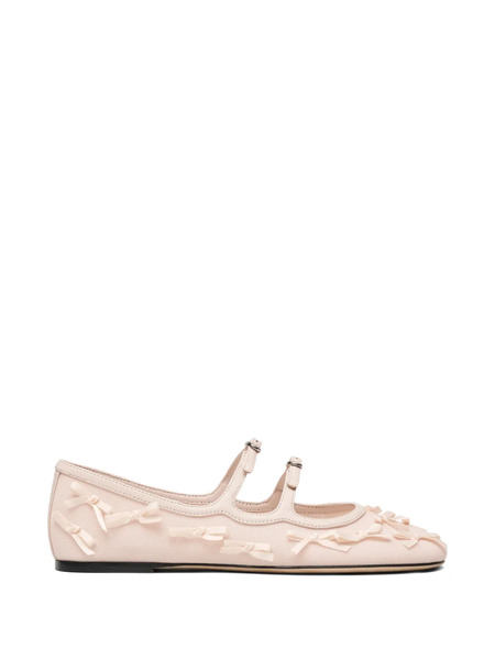  Marc Jacobs The Kiki Bow-detail Ballet Flats - Pink 