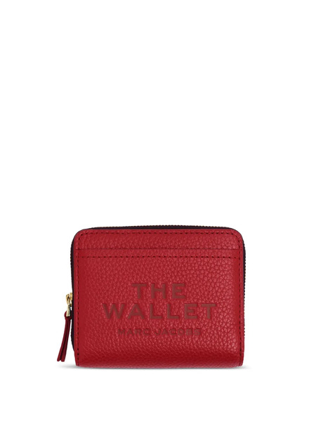  Marc Jacobs The Leather Mini Compact Wallet - Red 