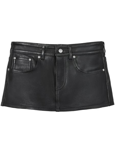  Marc Jacobs The Leather Shorts - Black 