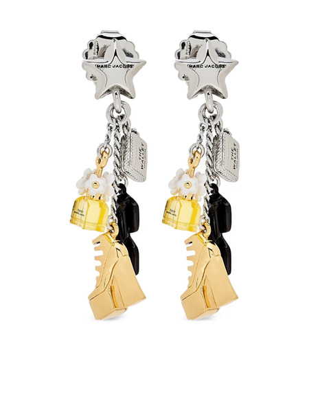  Marc Jacobs The Mini Icon Charm Earrings - Silver 