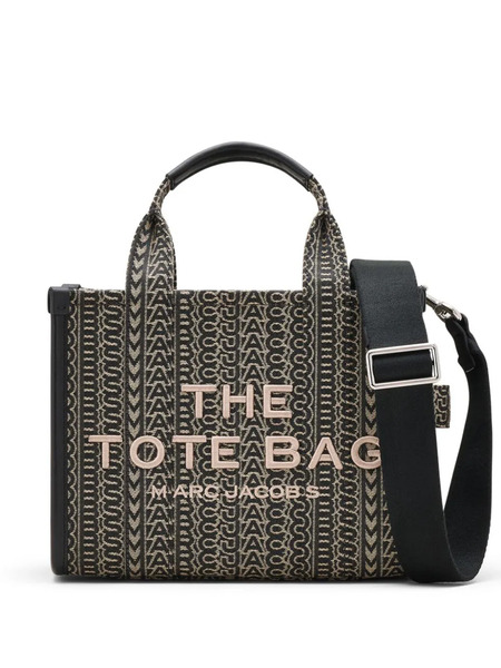  Marc Jacobs The Monogram Jacquard Small Tote Bag - Black 