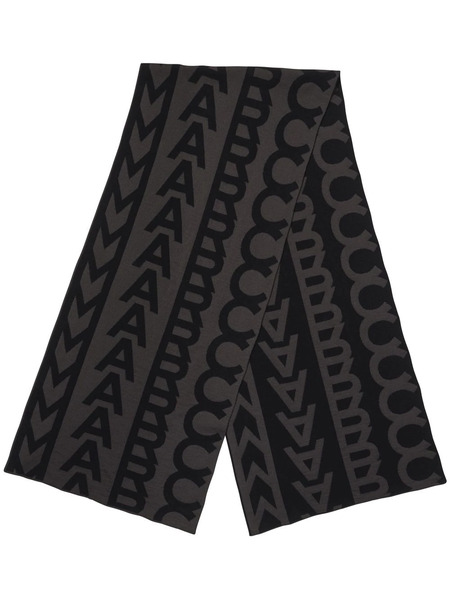  Marc Jacobs The Monogram Knit Scarf - Grey 