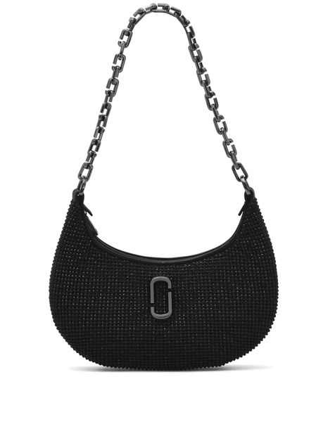  Marc Jacobs The Rhinestone Small Curve Shoulder Bag - Black 