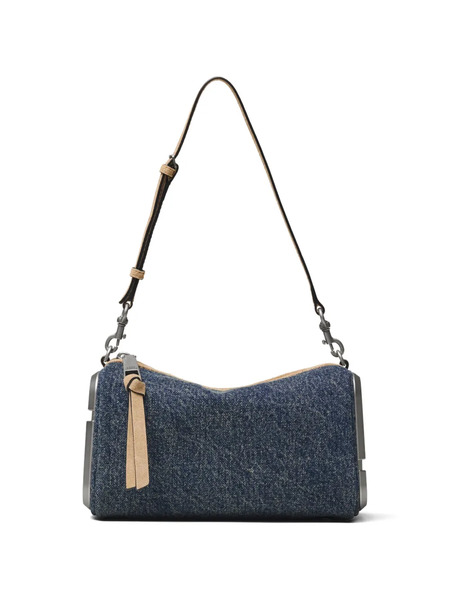  Marc Jacobs The Snapshot Denim Suede Shoulder Bag - Blue 
