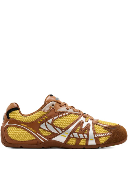  Marc Jacobs The 72 Spring Mesh-panelled Leather Sneakers - Brown 
