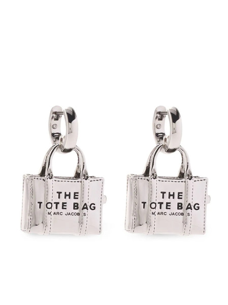  Marc Jacobs The Tote Bag Earrings - Silver 
