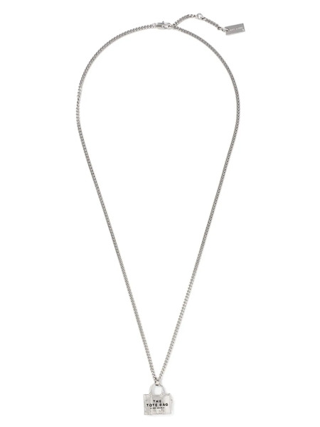  Marc Jacobs The Tote Bag Pendant Necklace - Silver 
