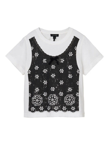  Marc Jacobs Top-print Cotton T-shirt - White 