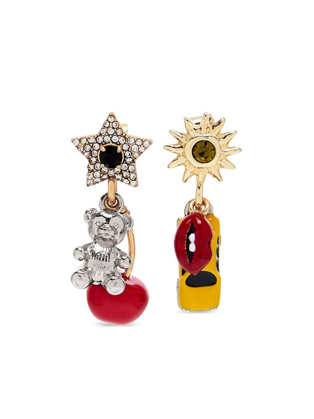 Marc Jacobs Trinket Charm Cluster Earrings - Gold 
