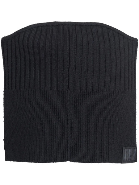  Marc Jacobs Tube Ribbed Knit Top - Black 