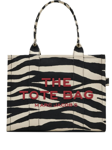  Marc Jacobs Zebra-print Tote Bag - Black 