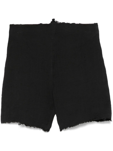  Marc Le Bihan Textured Shorts - Black 