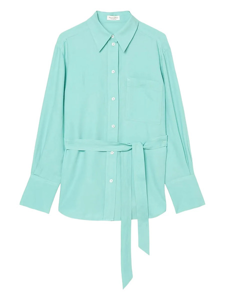  Marc O'polo Belted Button-up Shirt - Blue 