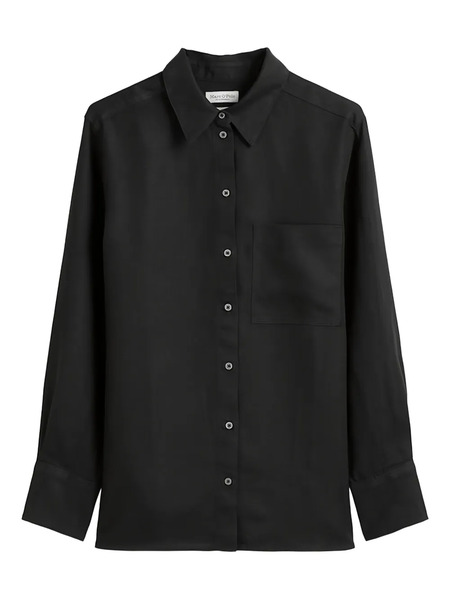  Marc O'polo Button-down Linen Shirt - Black 