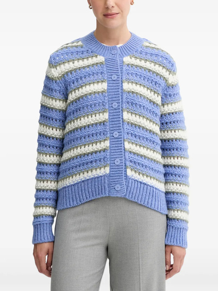 Marc O'polo Button-fastening Cardigan - Blue 