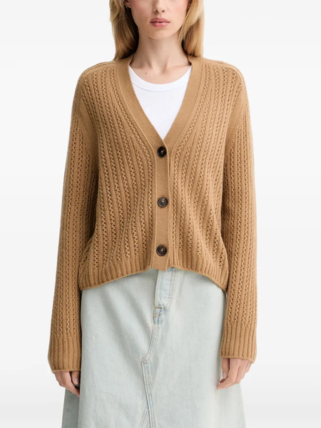  Marc O'polo Button-fastening Cardigan - Brown 