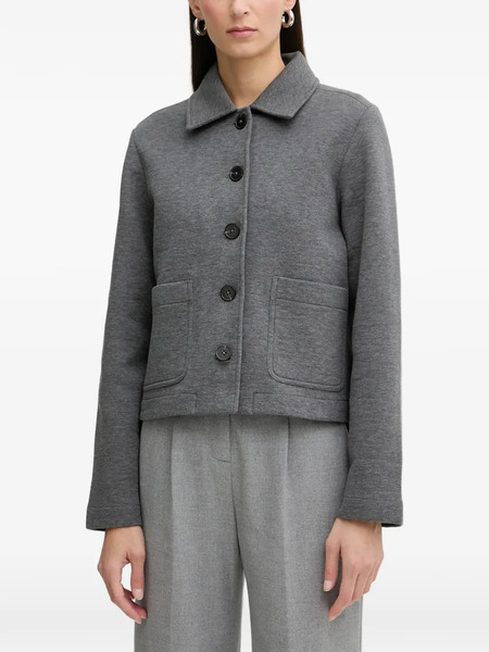  Marc O'polo Button-fastening Patch-pocket Jacket - Grey 