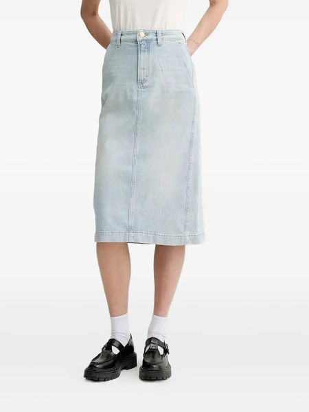  Marc O'polo Button-fastening Pocket Skirt - Blue 