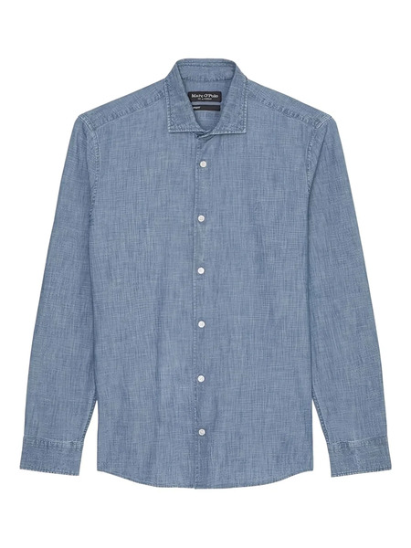  Marc O'polo Button-up Chambray Shirt - Blue 