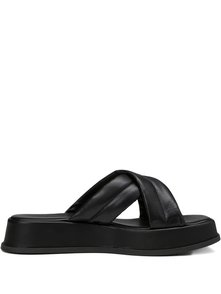  Marc O'polo Clara Crossover-strap Platform Sandals - Black 
