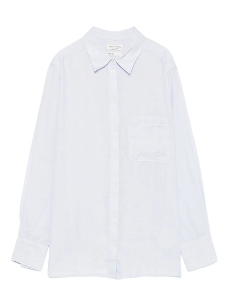  Marc O'polo Classic-collar Shirt - Blue 