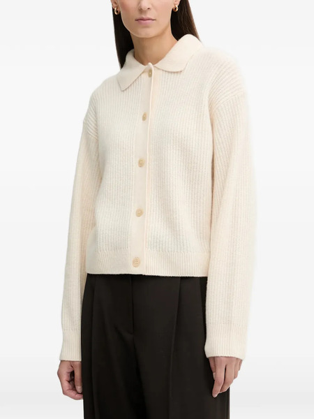  Marc O'polo Collared Buttoned Cardigan - Neutrals 