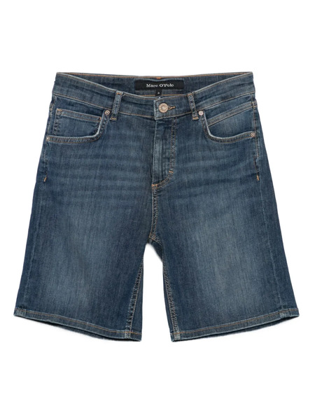  Marc O'polo Contras-stitching Denim Shorts - Blue 