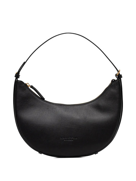  Marc O'polo Crescent-shape Top-zip Shoulder Bag - Black 