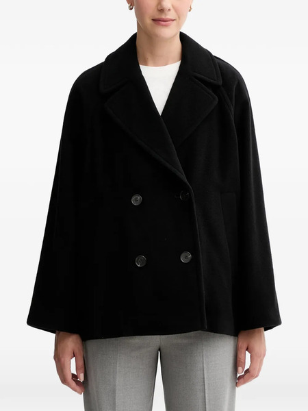  Marc O'polo Double-breasted Coat - Black 