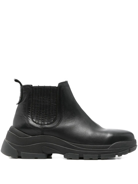  Marc O'polo Elastic-panelled Chunky-sole Boots - Black 
