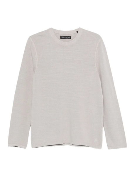  Marc O'polo Embroidered-logo Sweater - Grey 