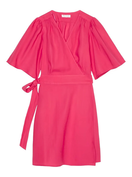  Marc O'polo Flutter-sleeved Wrap Dress - Pink 