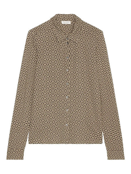 Marc O'polo Geometric Print Button-up Shirt - Neutrals 