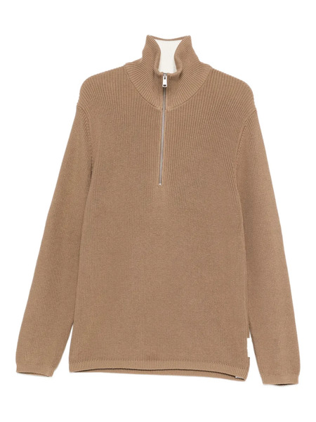  Marc O'polo High-neck Zip-up Sweater - Neutrals 