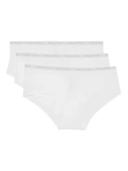  Marc O'polo Logo-band Briefs (pack Of Three) - White 