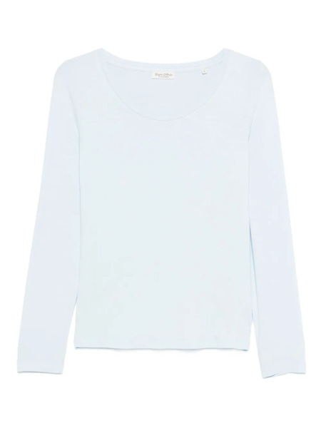  Marc O'polo Long-sleeve Round-neck Top - Blue 