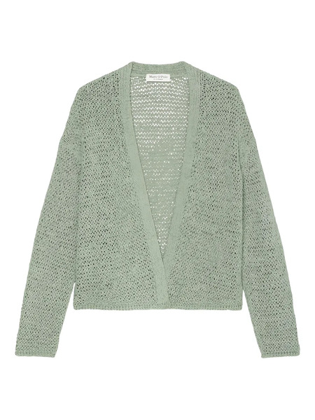  Marc O'polo Open-knit Cardigan - Green 