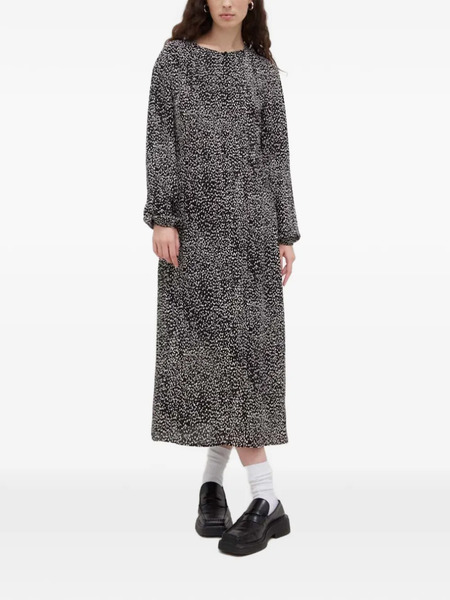  Marc O'polo Printed Midi Dress - Black 