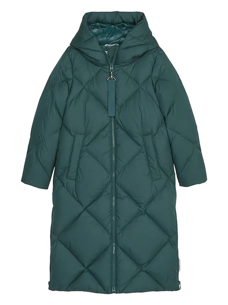  Marc O'polo Quilted Hooded Coat - Green 