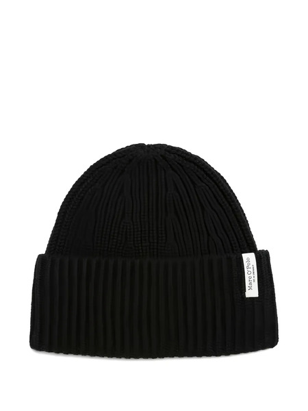  Marc O'polo Ribbed Beanie - Black 