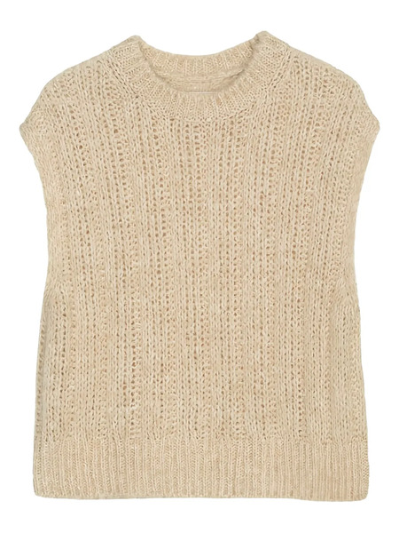  Marc O'polo Ribbed Sleeveless Sweater - Neutrals 