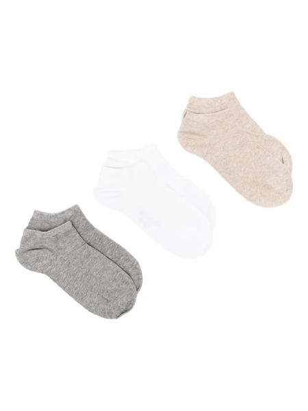  Marc O'polo Ribbed-trim Socks (pack Of Three) - Neutrals 