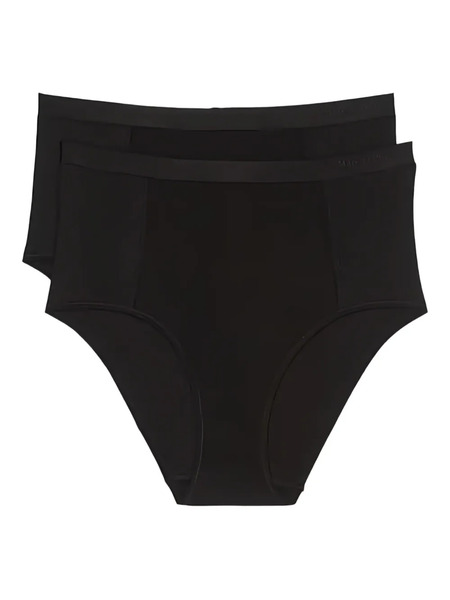  Marc O'polo Seamless Briefs (pack Of Two) - Black 