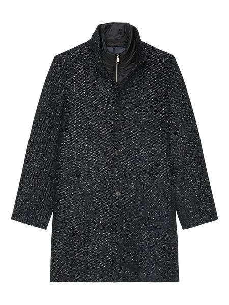  Marc O'polo Speckle-effect Coat - Blue 