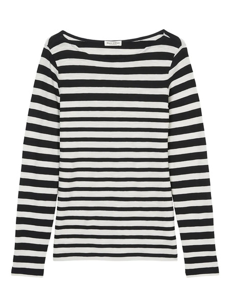  Marc O'polo Striped Long-sleeve Top - White 