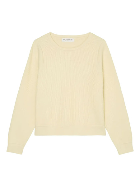  Marc O'polo Textured Crew-neck Sweater - Yellow 