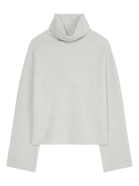  Marc O'polo Turtleneck Ribbed Jumper - Grey 