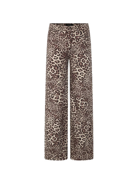  Marccain Animal-print Jeans - Neutrals 